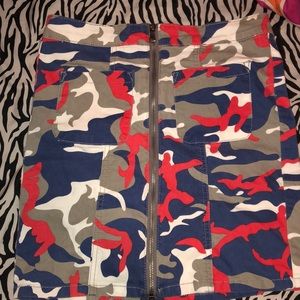 Fashion Nova Camo Skirt